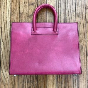 Pink Leather Purse from Italy
